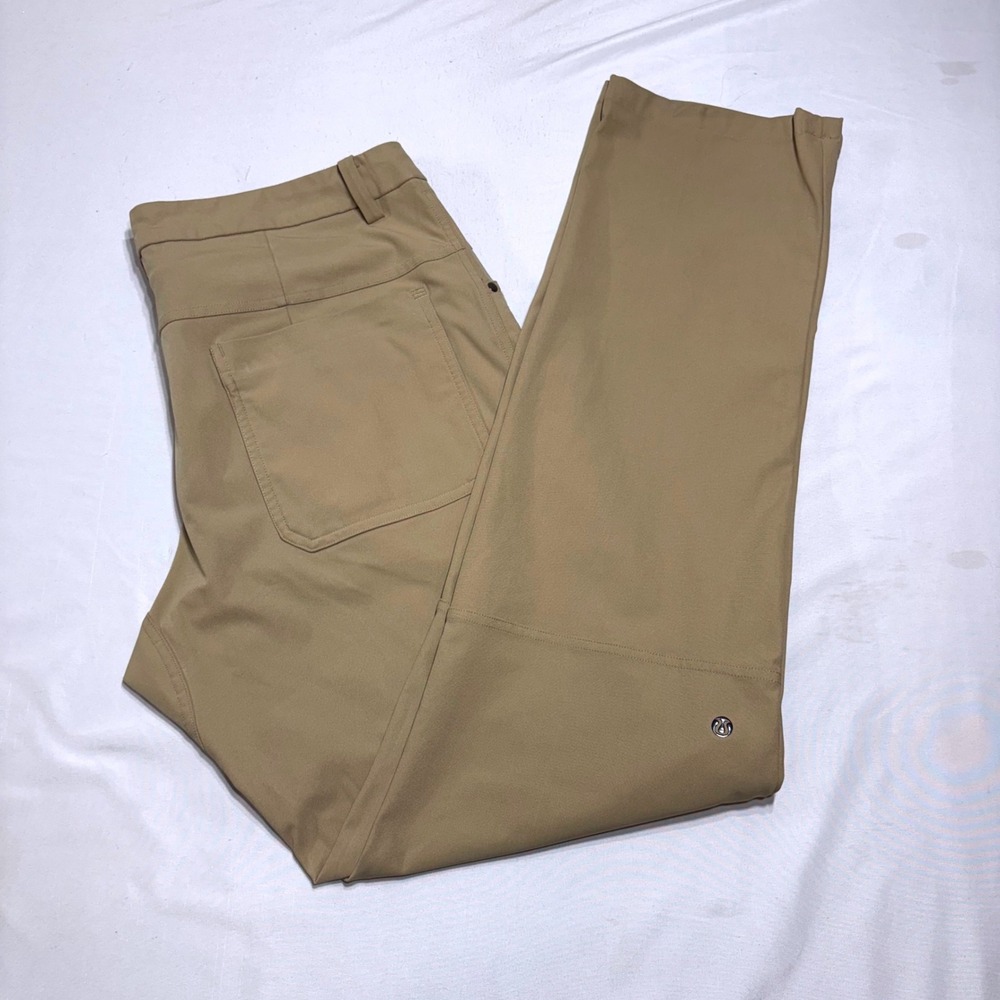 Lululemon Pants Mens‎ 36x33 Tan Technical Stretch Commuter Golf Chino Trousers
